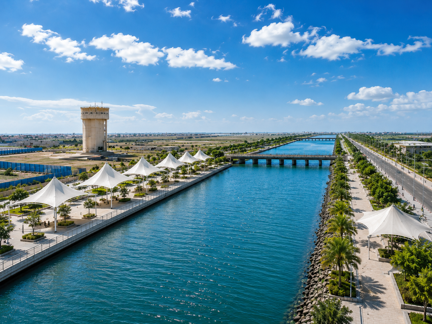 Dholera SIR Artificial River Promenade